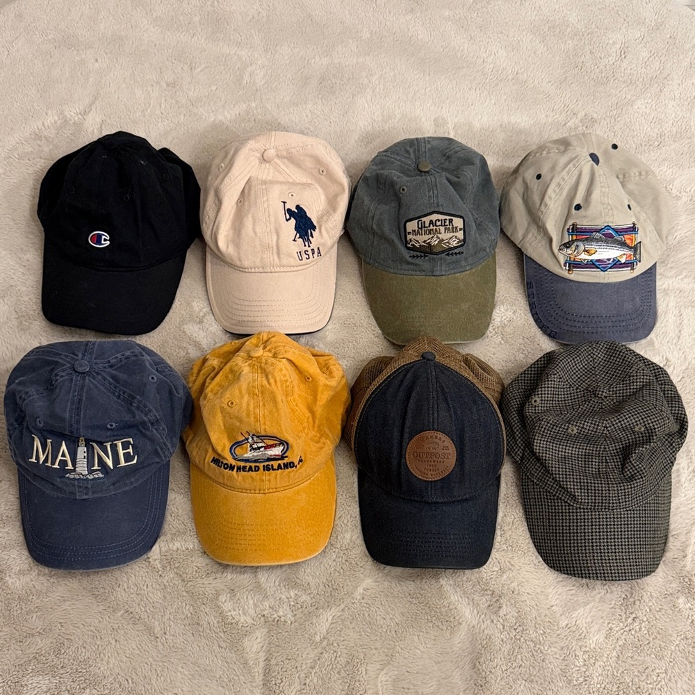 Assorted Baseball Caps Collection